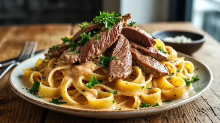 Beef Alfredo
