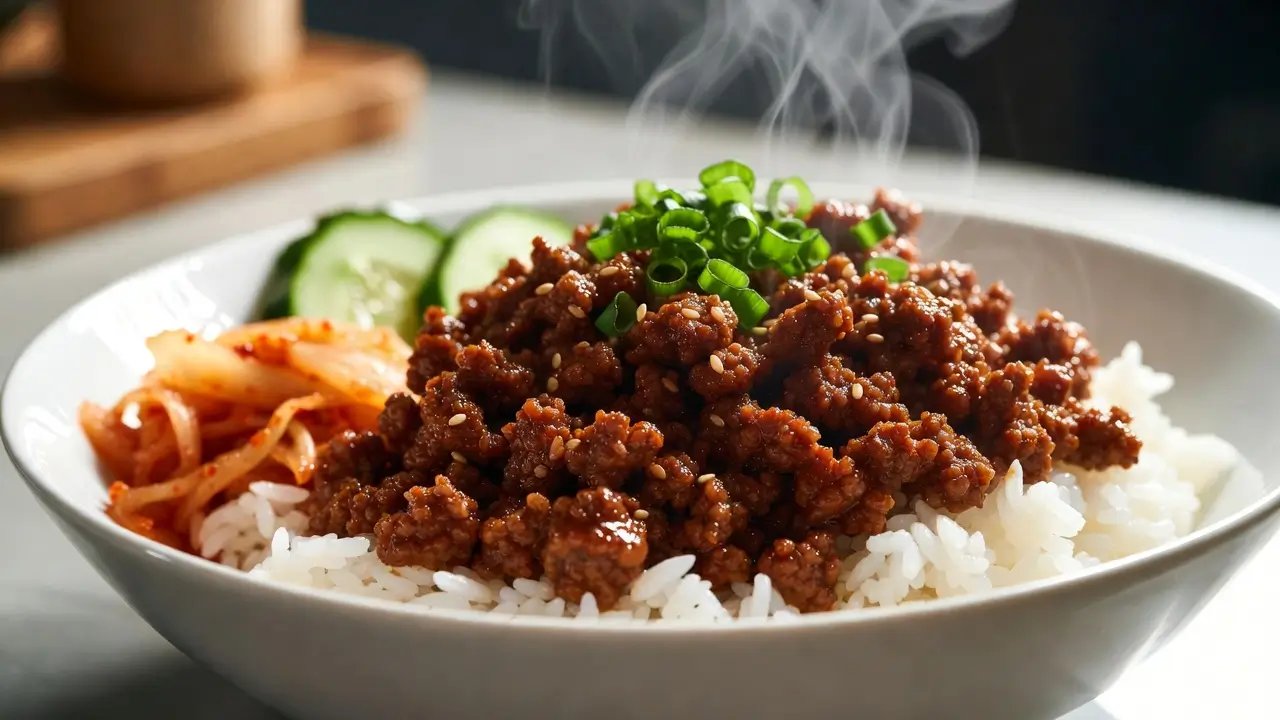 ground beef bulgogi