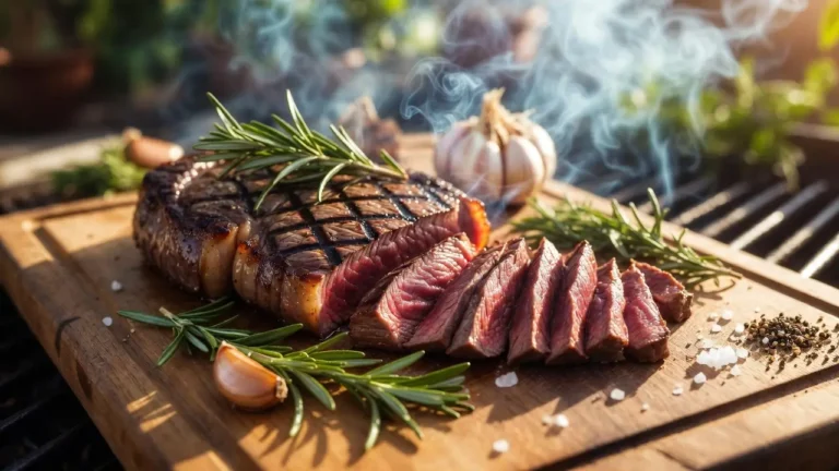 Grilled Delmonico Steaks.