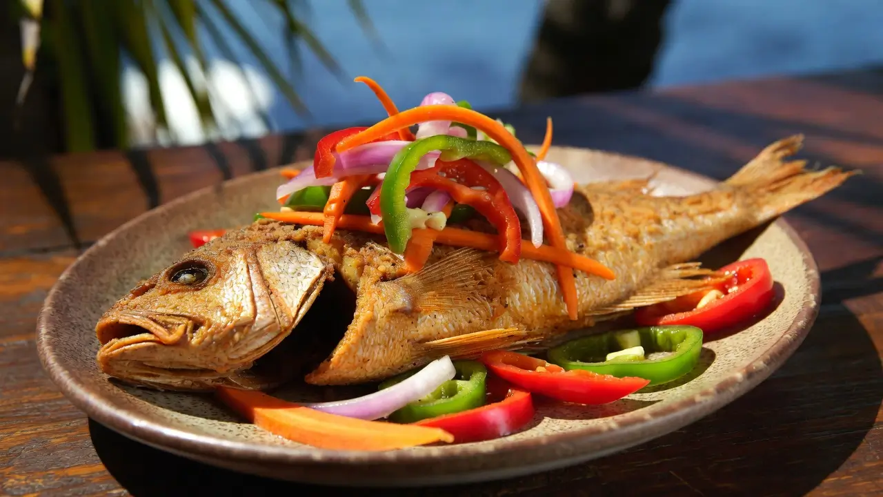Jamaican Escovitch Fish.