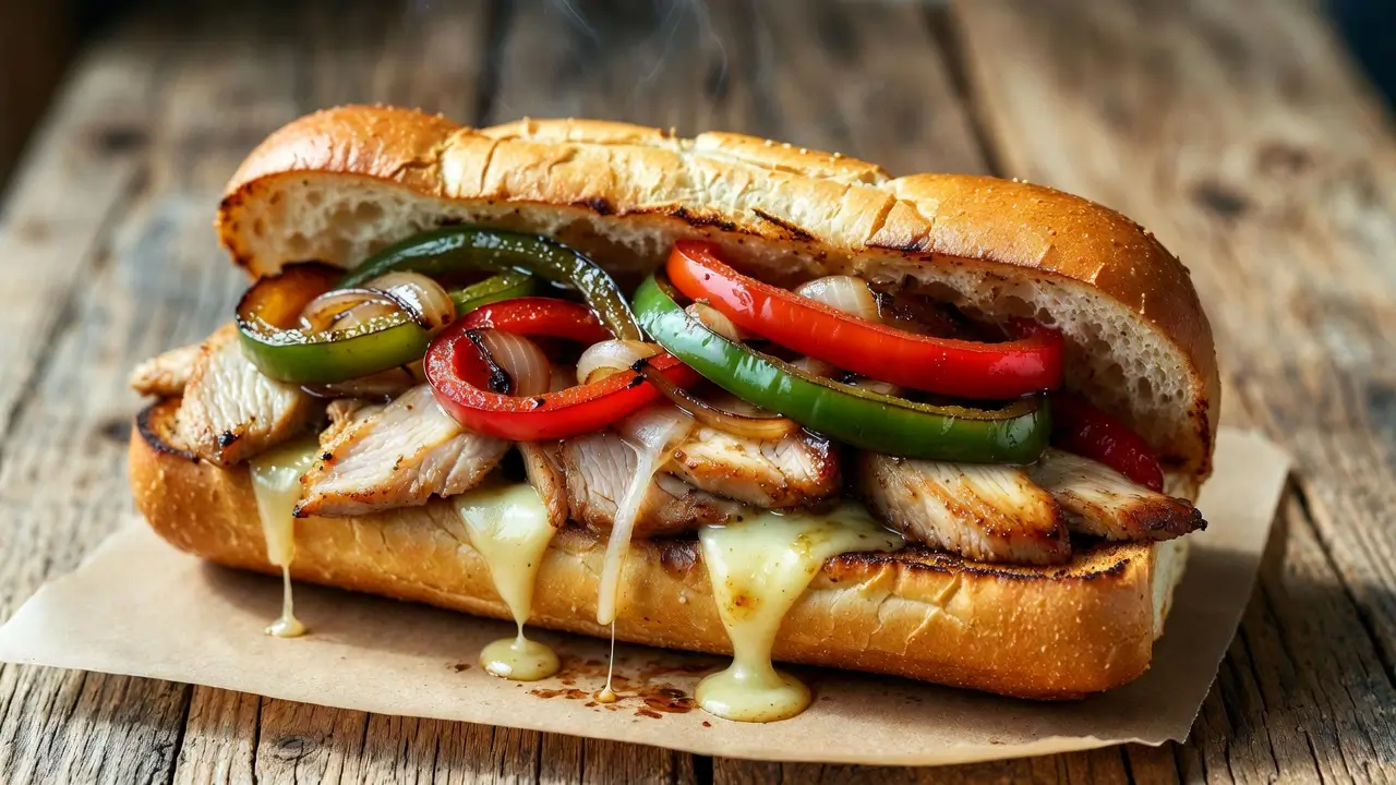 philly cheese chicken.